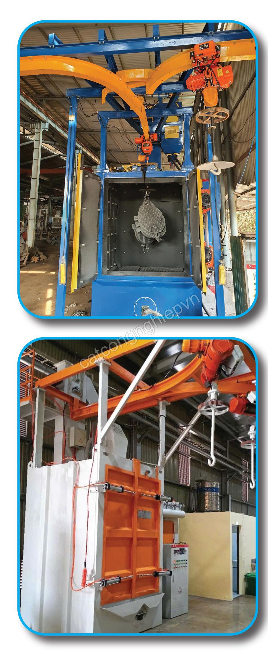 MÁY LÀM SẠCH BỀ MẶT MÓC TREO Q37